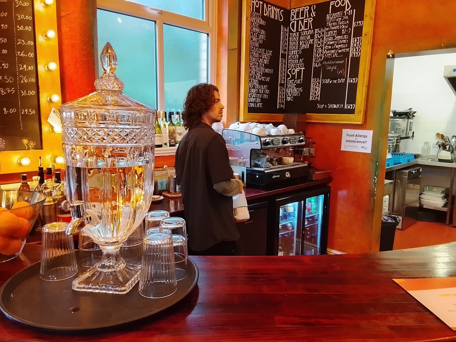 The Dressing Room Cafe Bar: the place