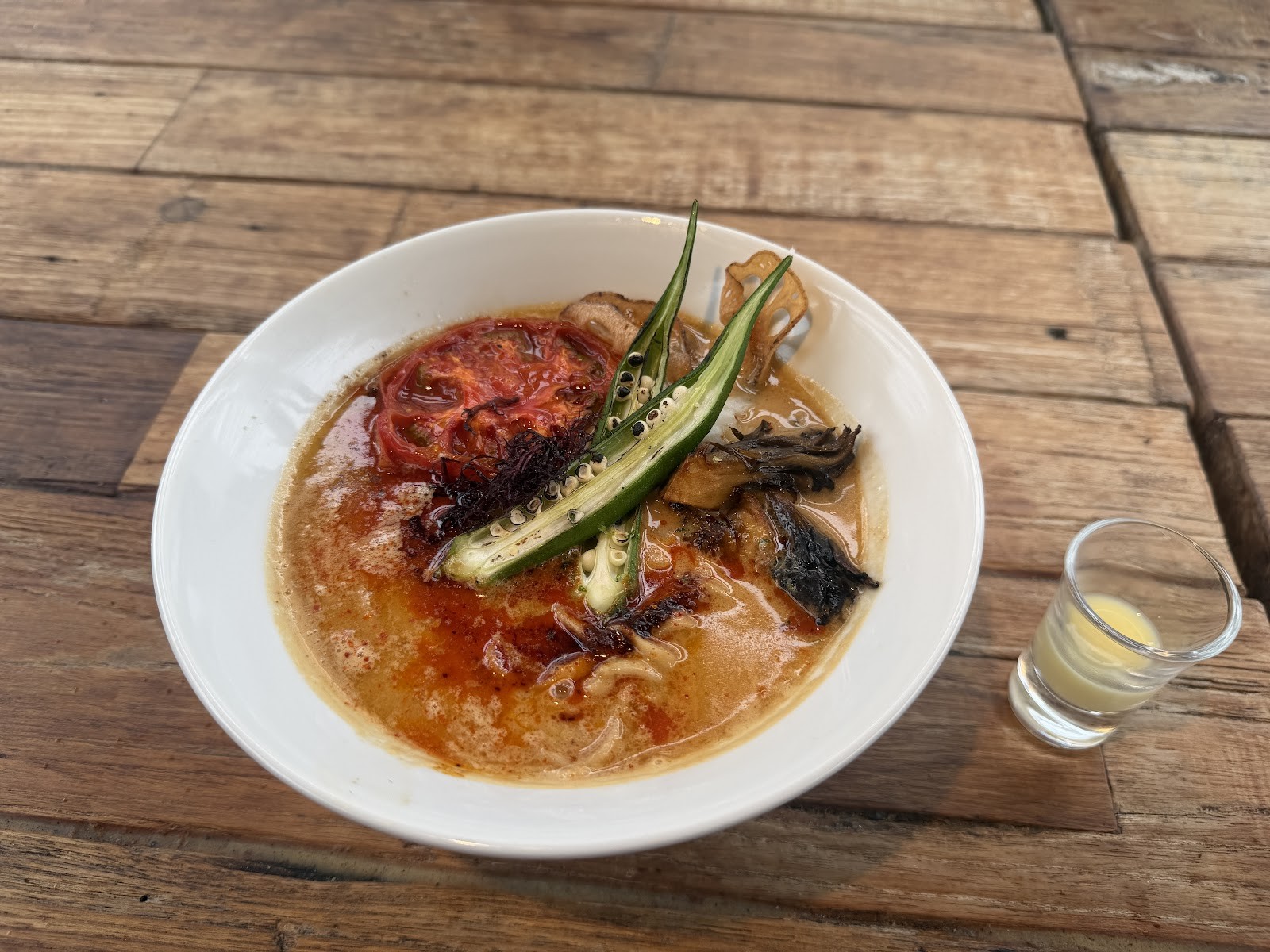 Vegan Ramen UZU Tokyo (inside teamLab Planets): food & drinks