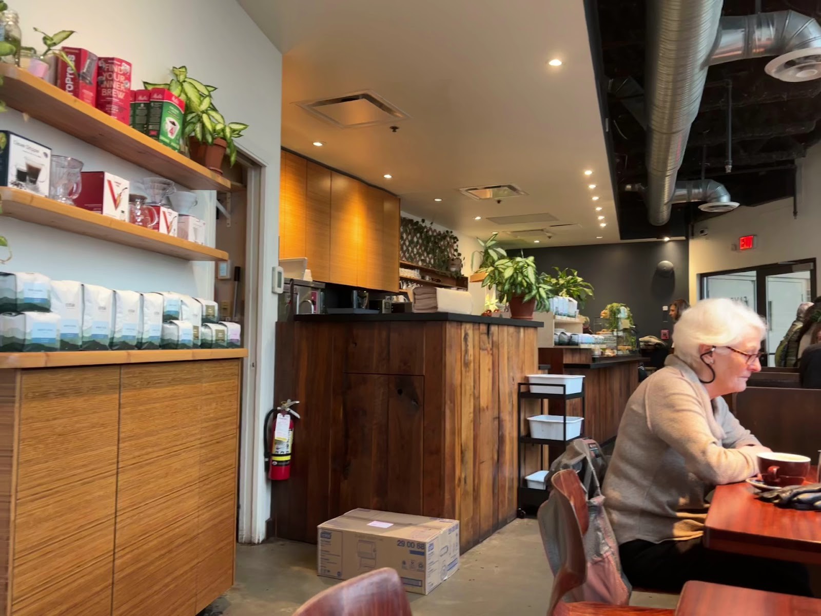 Elysian Coffee - Fifth & Burrard: the place