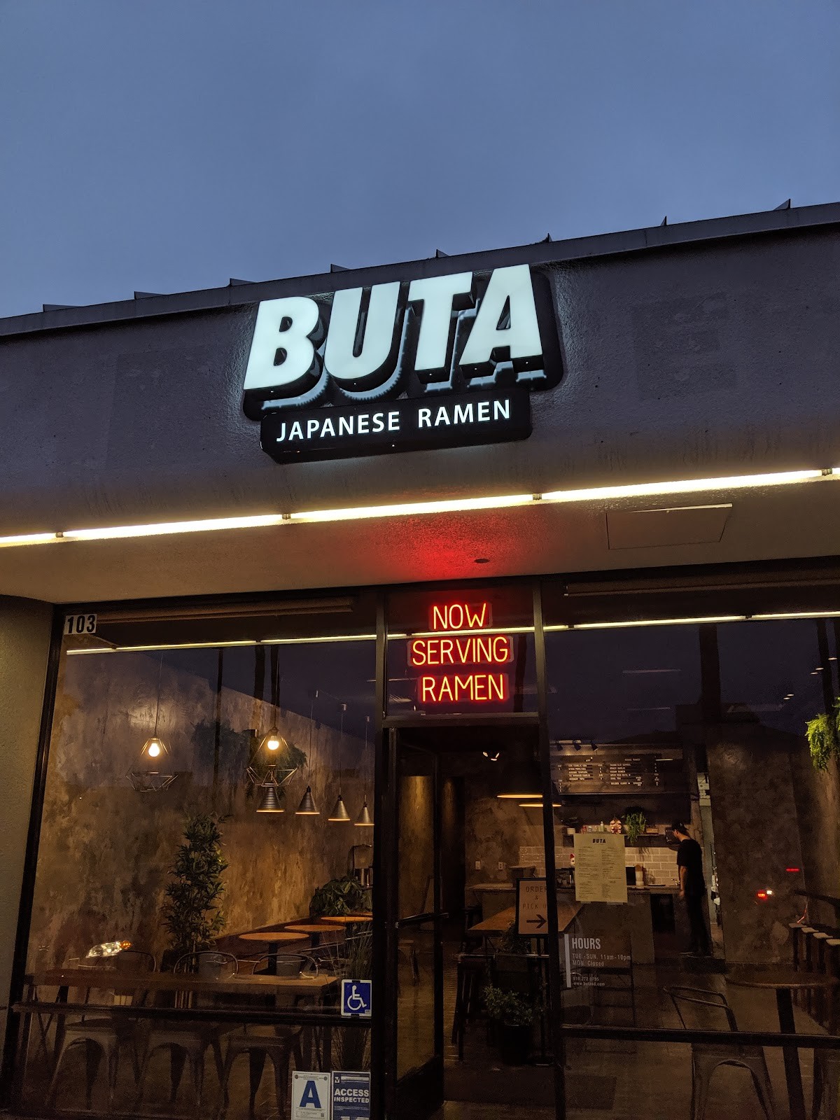 Buta Japanese Ramen: the place