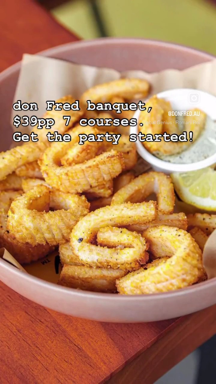 Don Fred: food & drinks