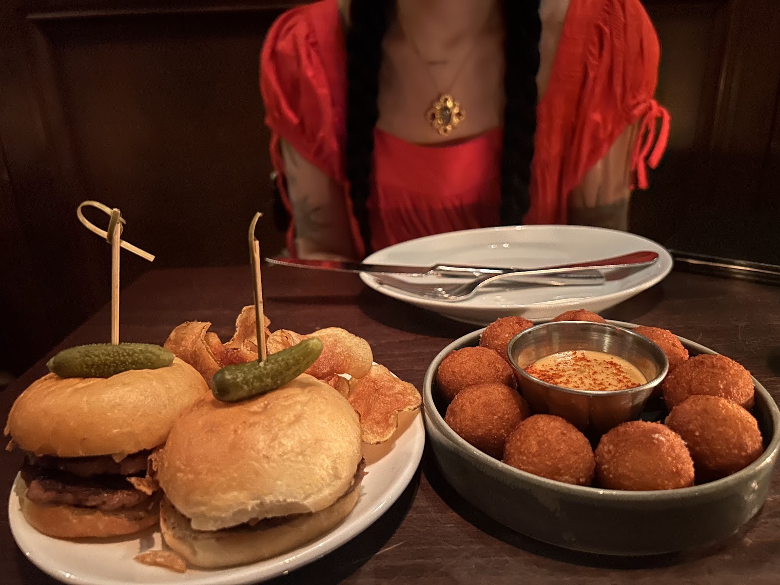 Charlie was a sinner.: food & drinks