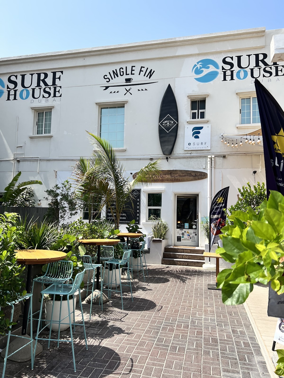 Single Fin Cafe Dubai: the place