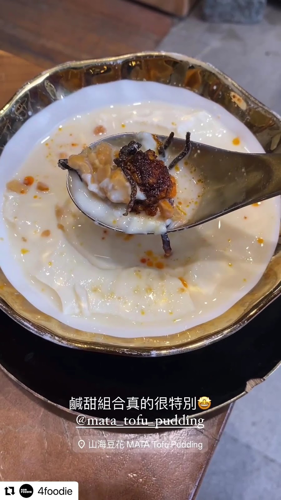 MATA Tofu Pudding: food & drinks