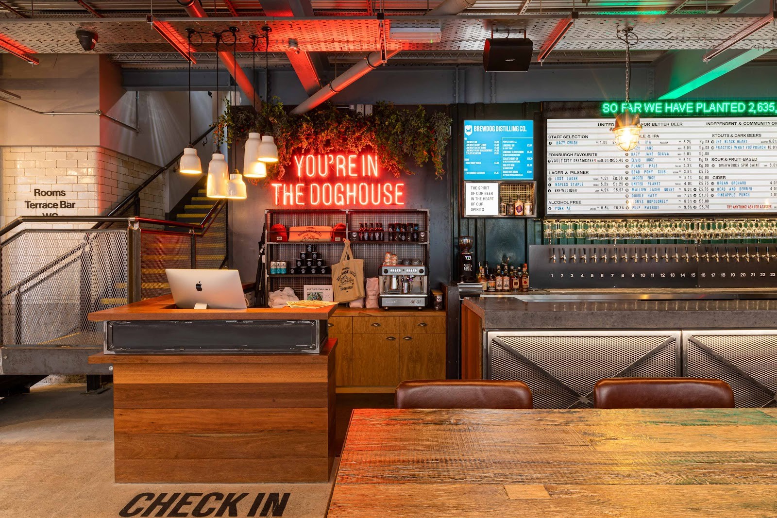 BrewDog DogHouse Edinburgh Bar & Terrace: the place