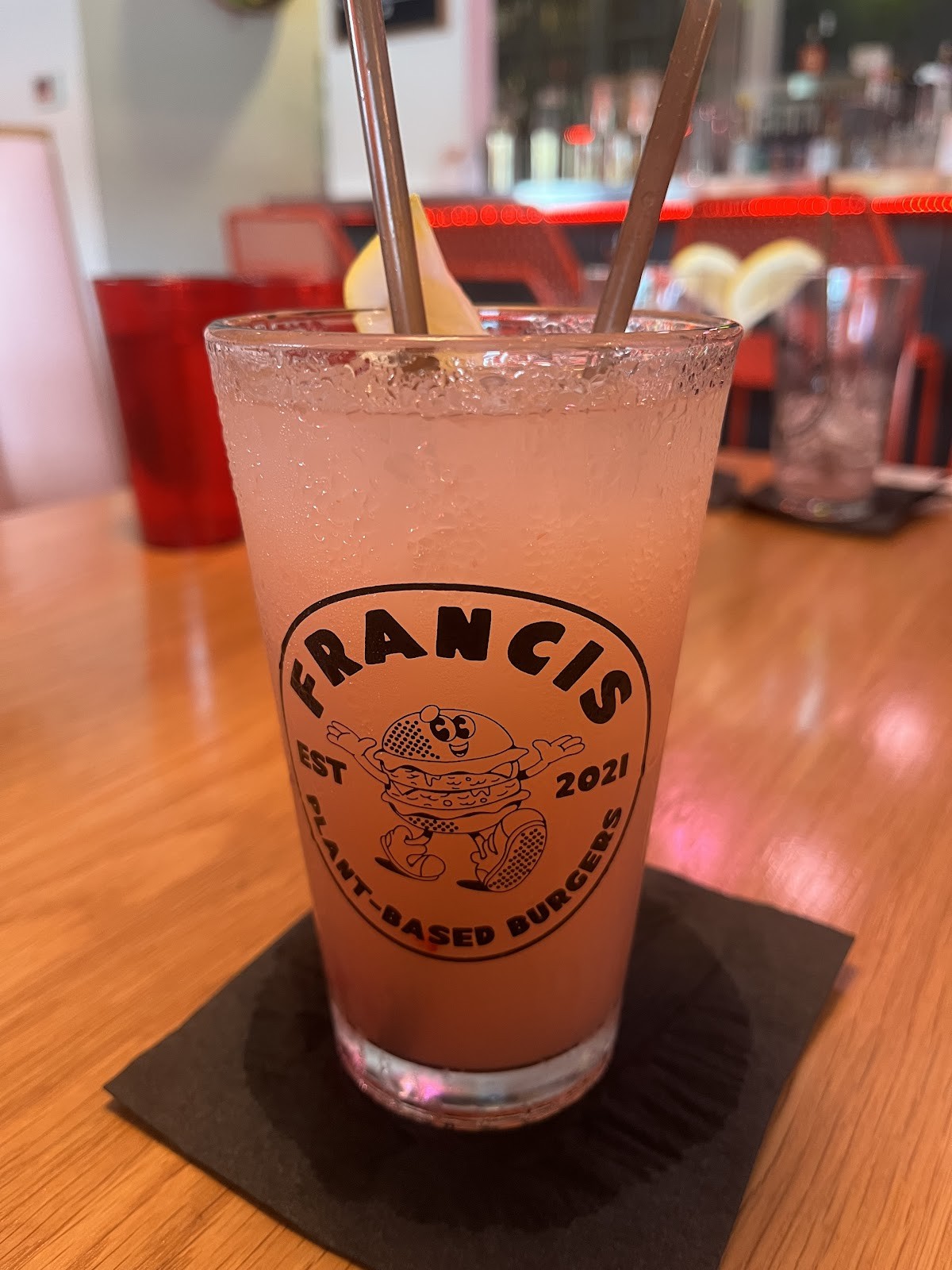 Francis Burger Joint: food & drinks