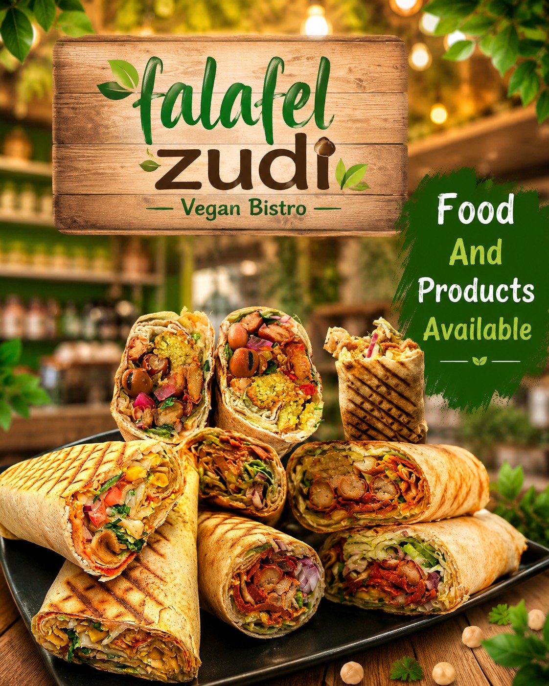 Falafel Żudi: food & drinks