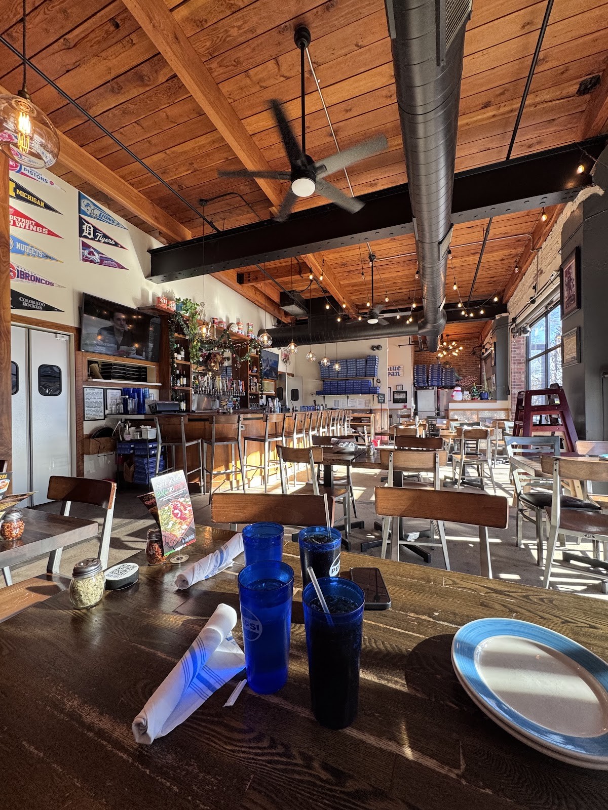 Blue Pan Pizza: the place