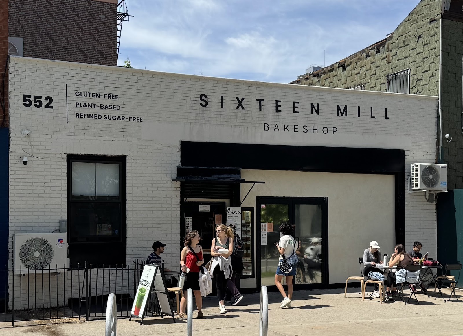 Sixteen Mill Bakeshop (window service): the place