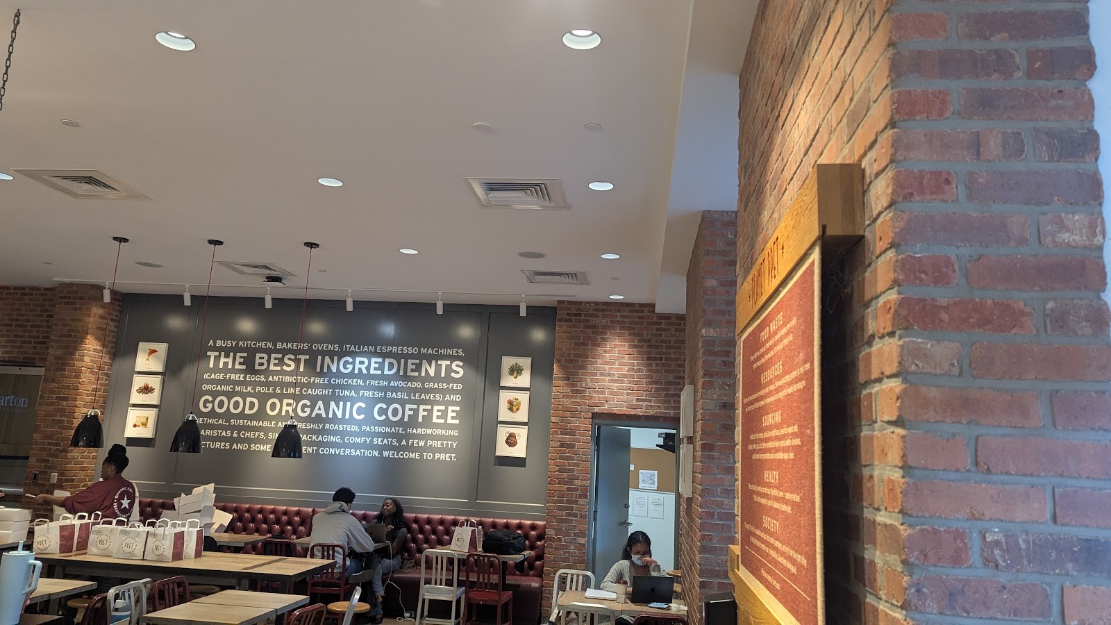 Pret A Manger - UPenn Wharton: the place