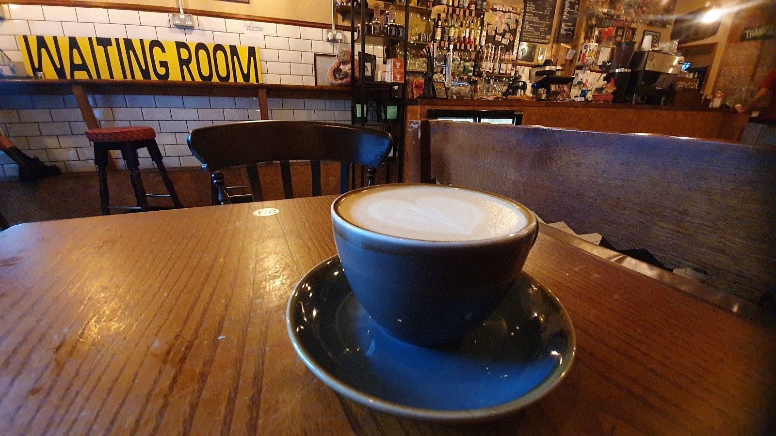 The Waiting Room Coffee Bar: the place