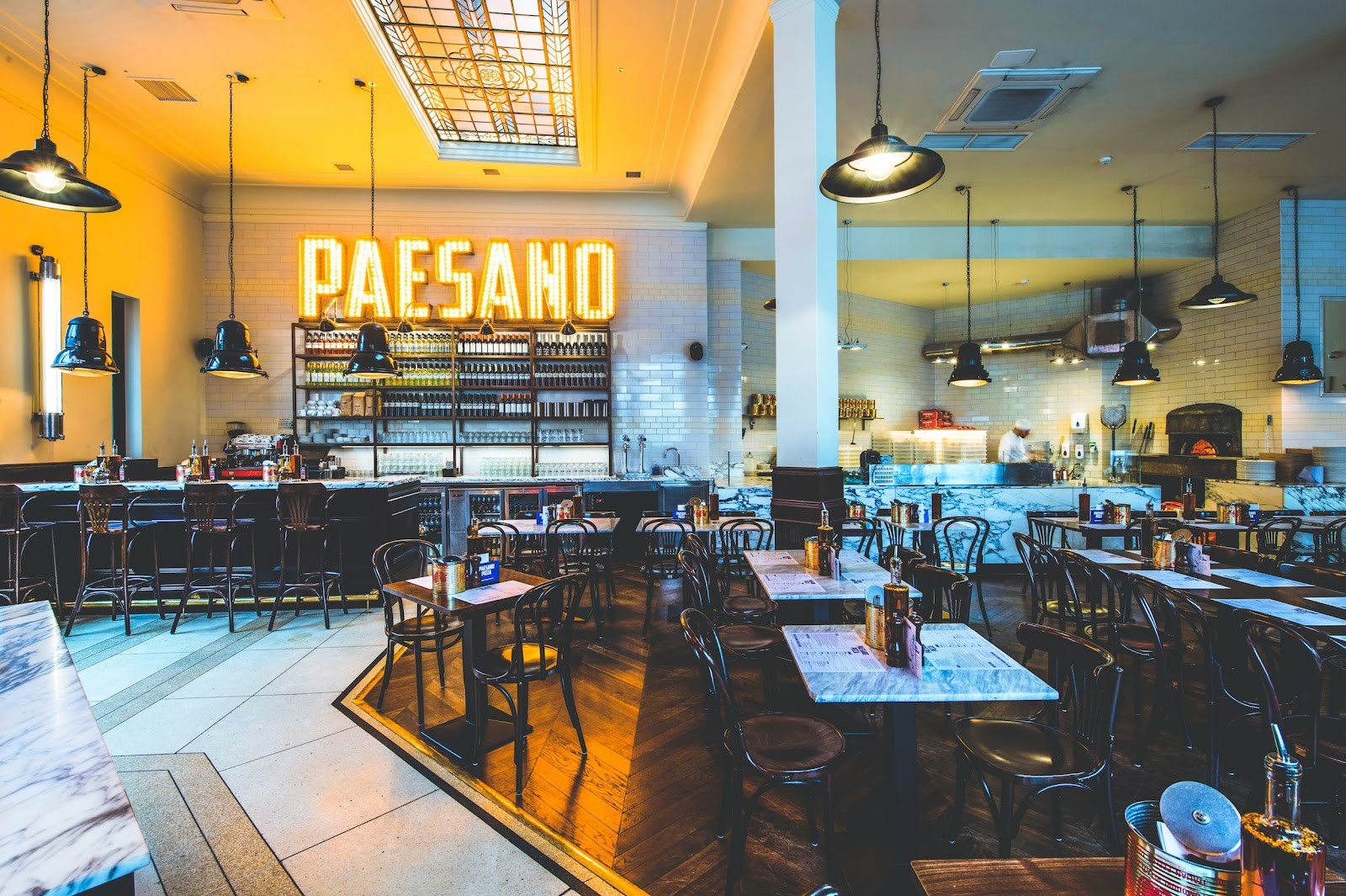 Paesano Pizza West End: the place