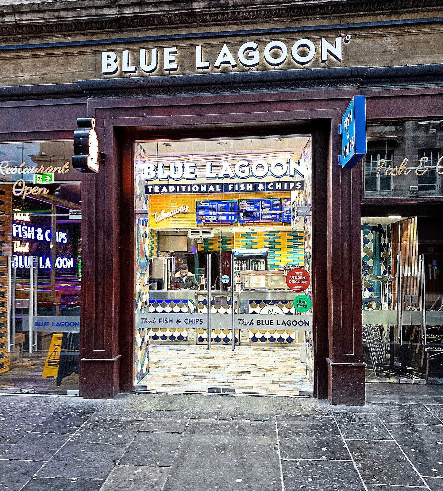 Blue Lagoon Fish & Chips (Queen St): the place