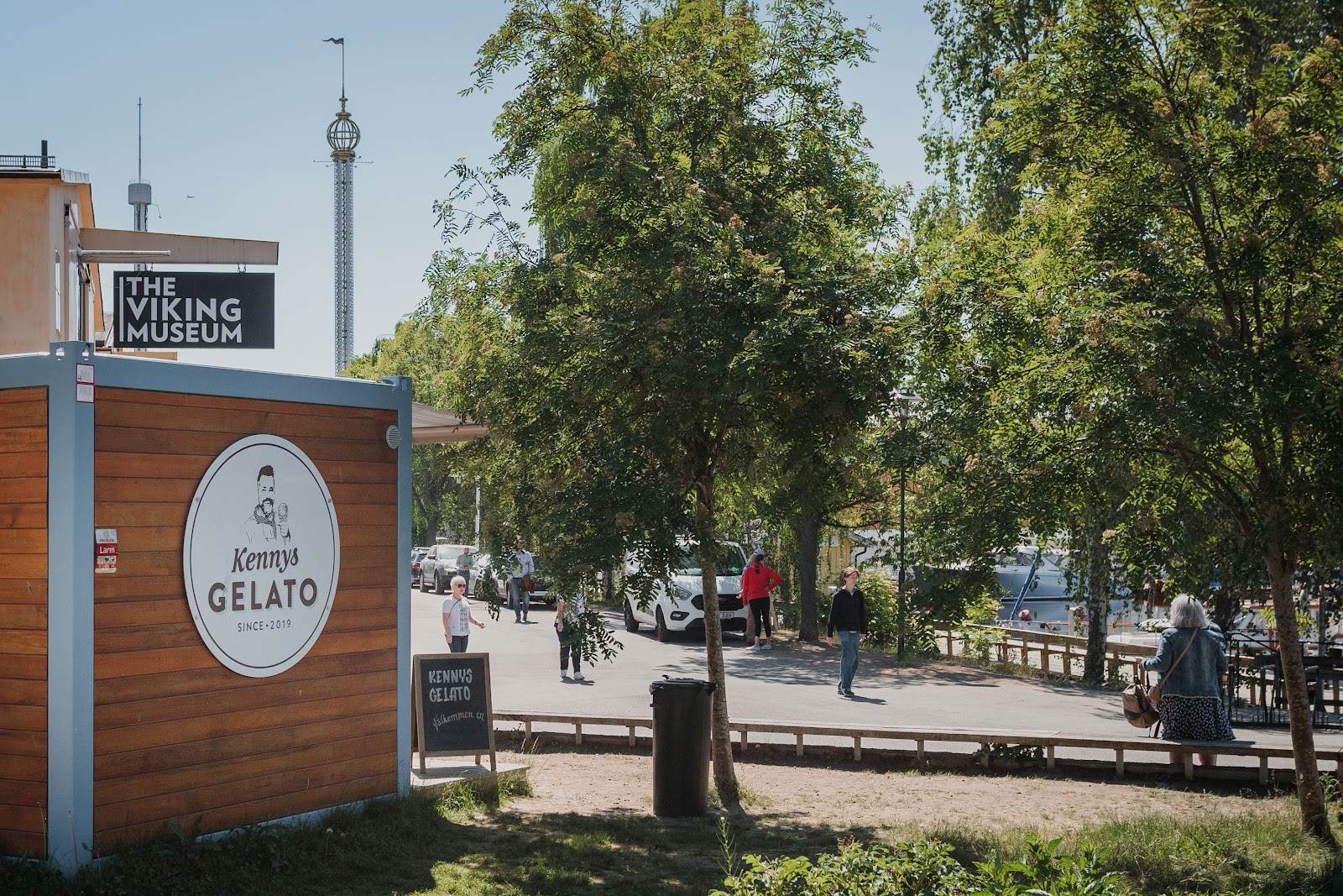 Kennys Gelato Djurgården: the place