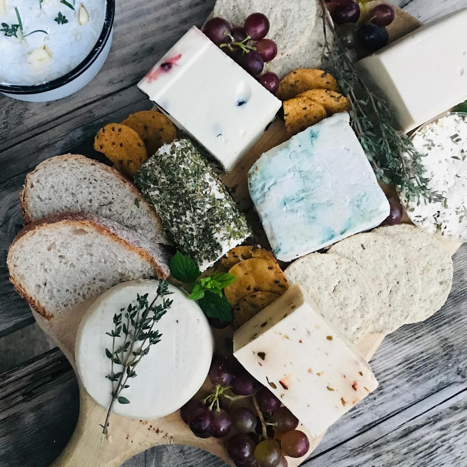 Earthy Vegan Cheese: food & drinks