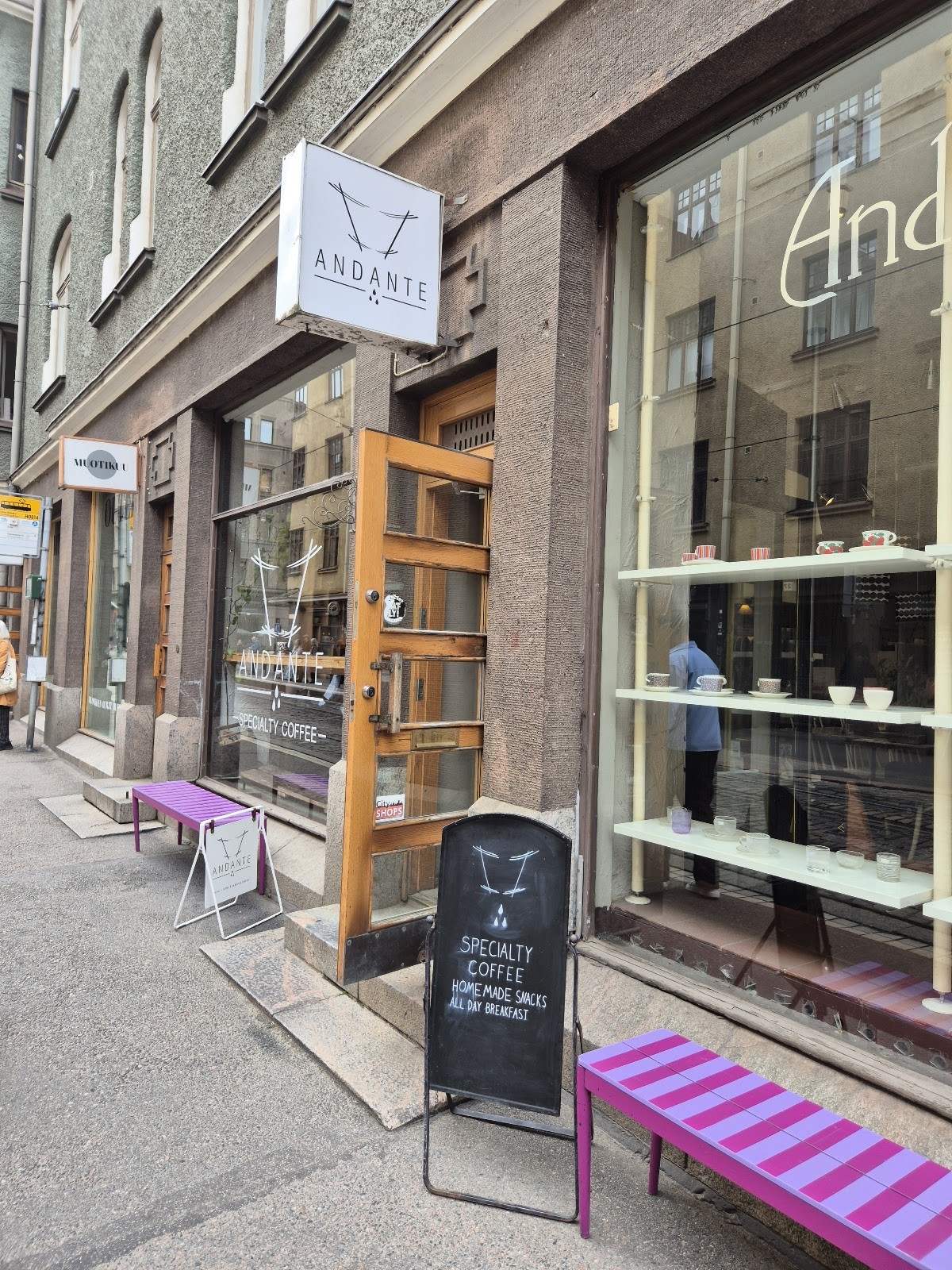 Andante Coffee: the place