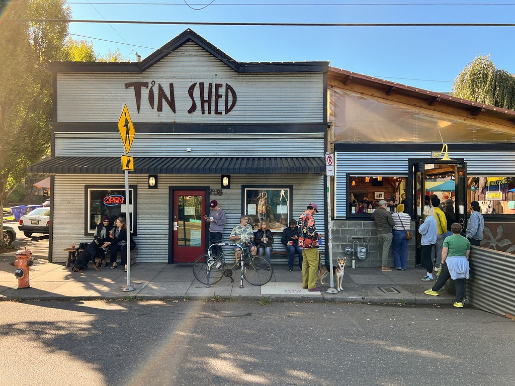 Tin Shed Garden Cafe: the place