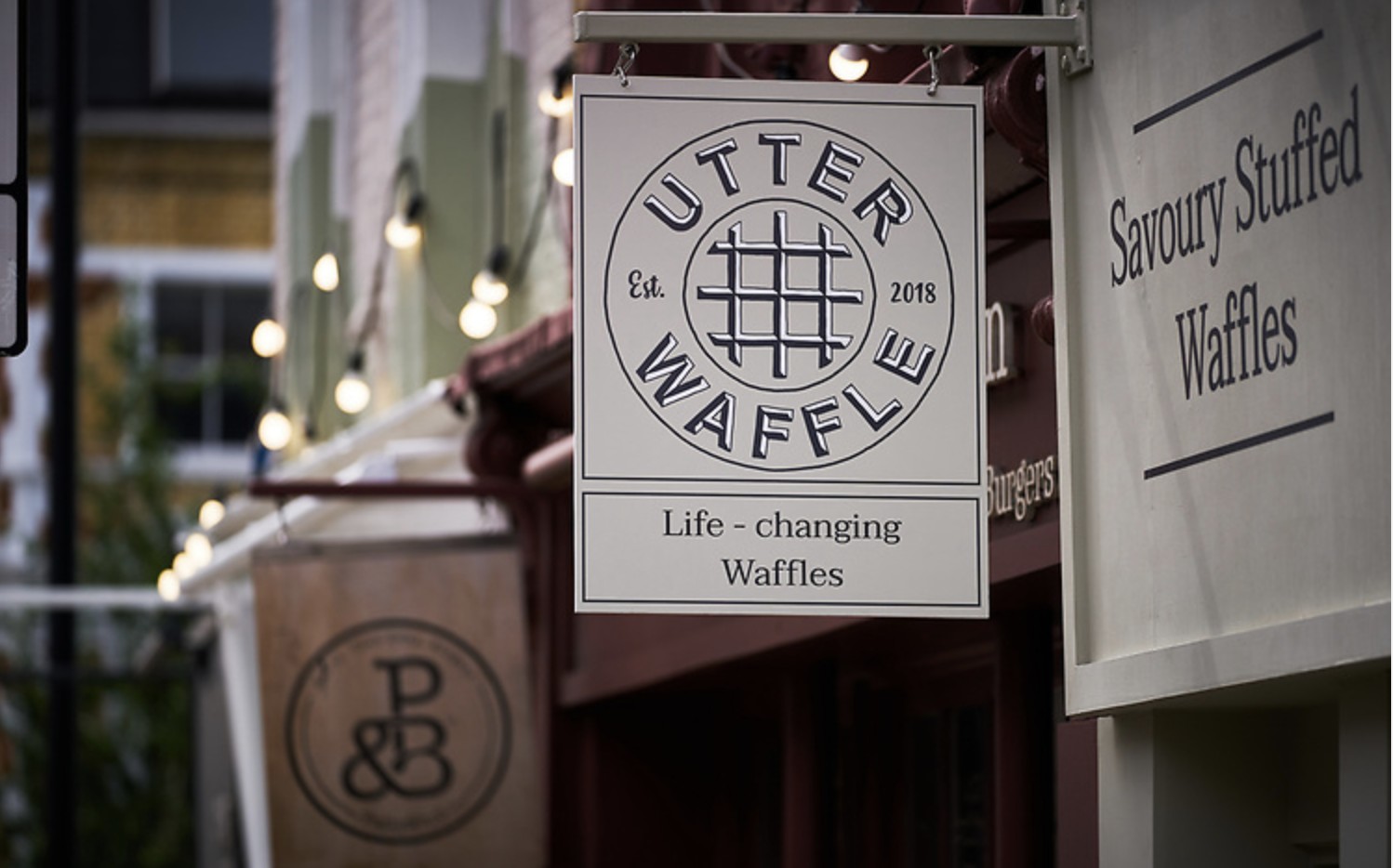 Utter Waffle Herne Hill: the place