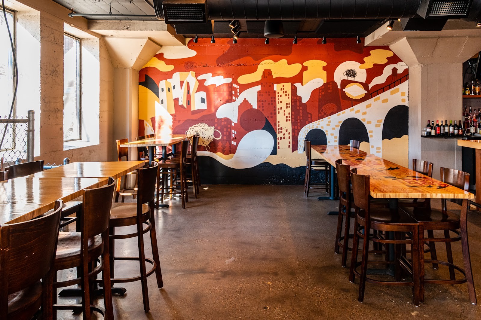 Black Sheep Coal Fired Pizza: the place