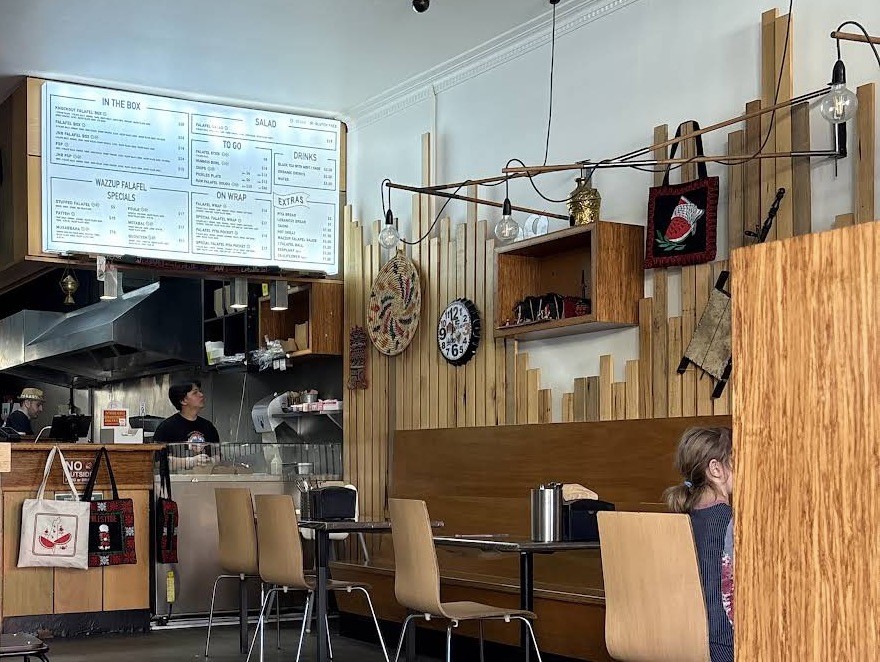 Wazzup Falafel: the place