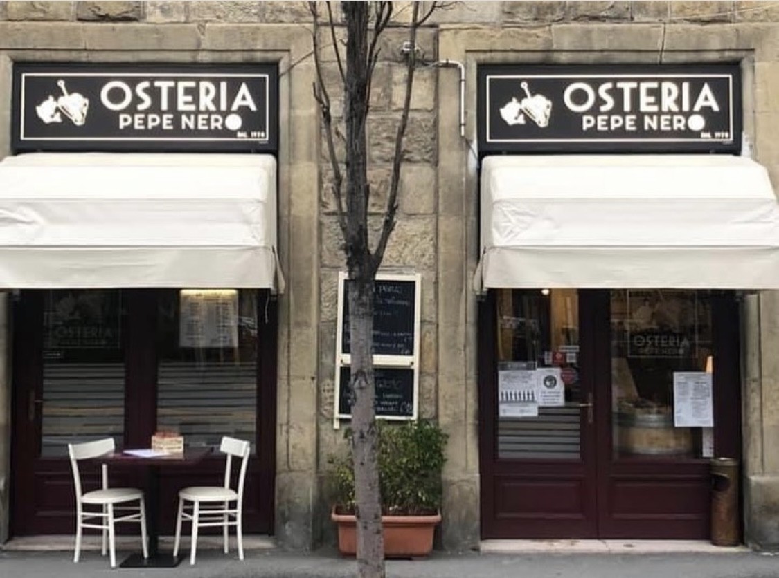 Osteria Pepe Nero: the place