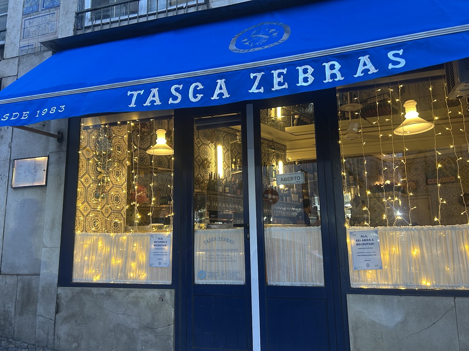 Tasca Zebras: the place