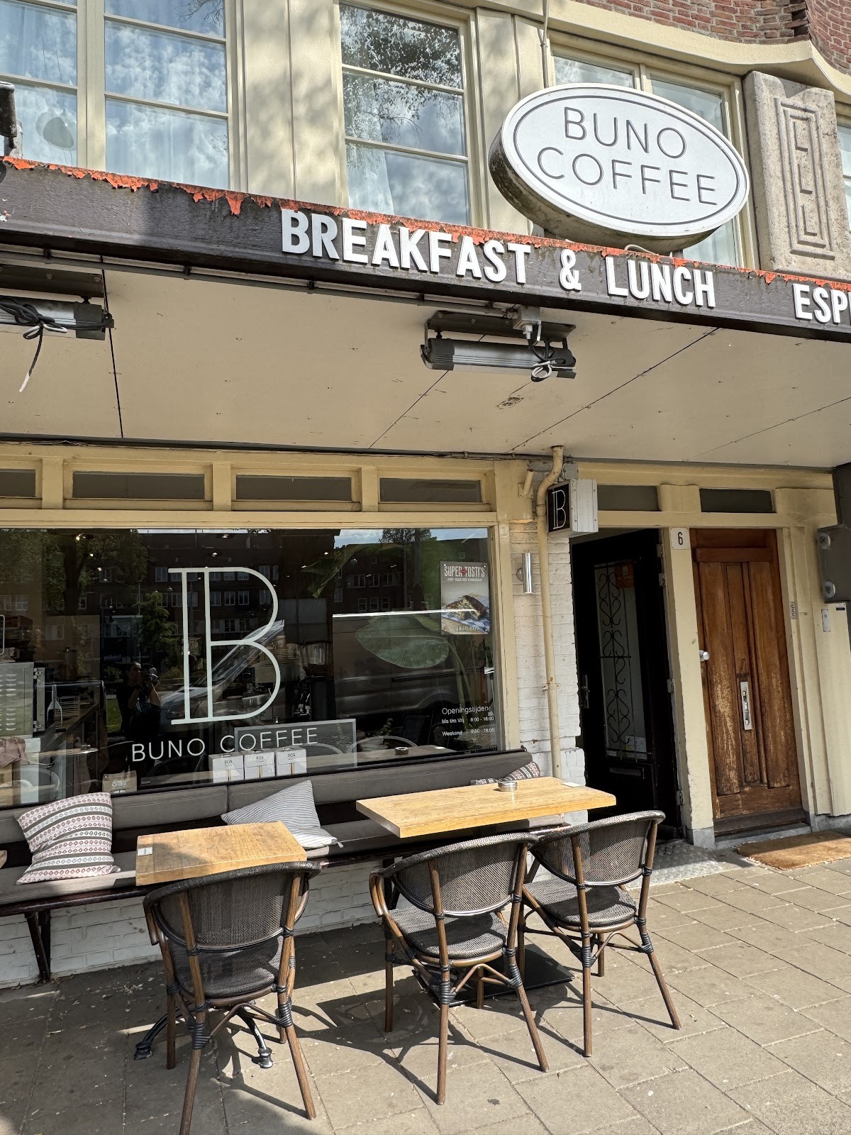 Buno Coffee Hoofddorpplein: the place