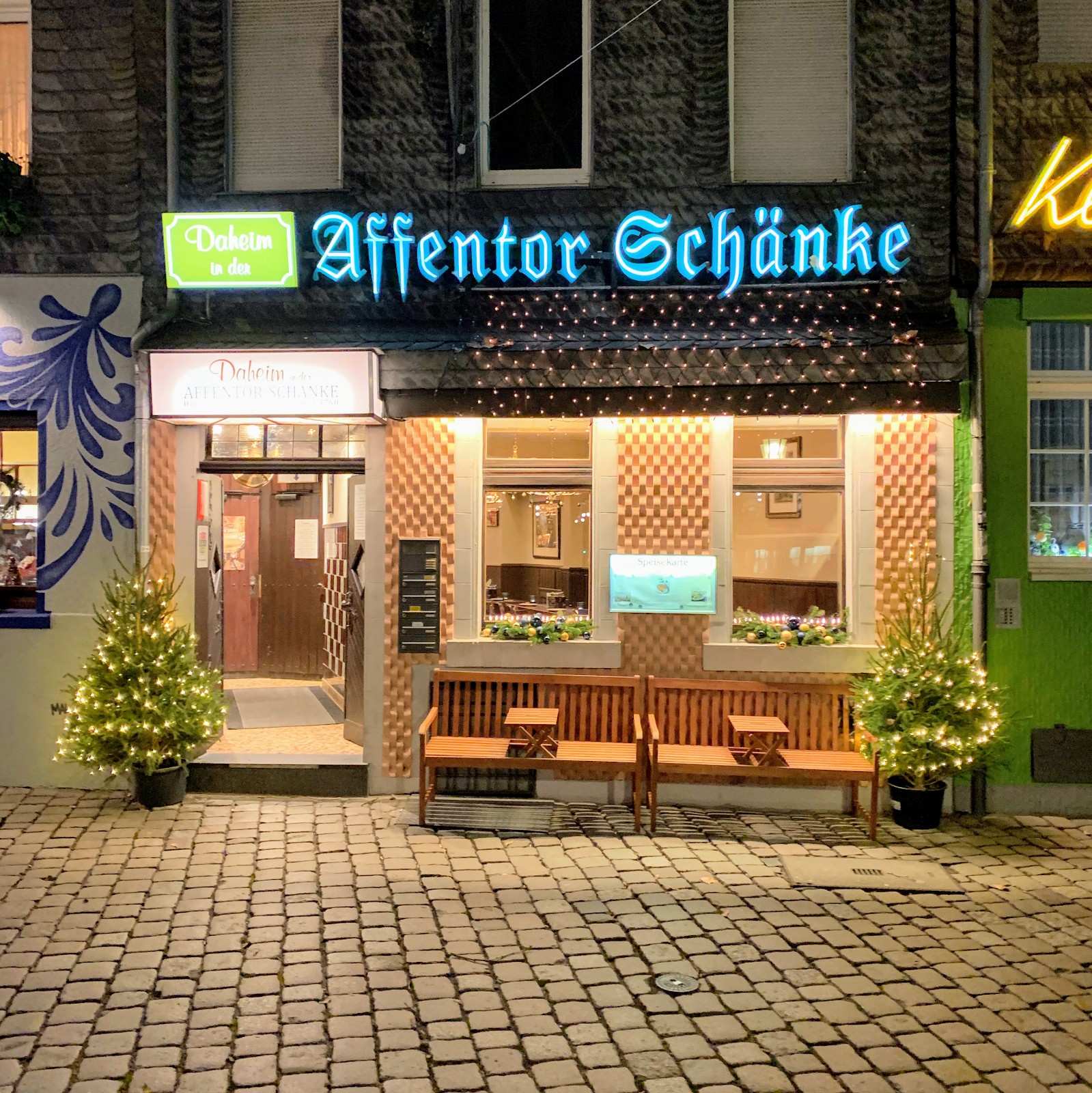 Daheim in der Affentorschänke: the place