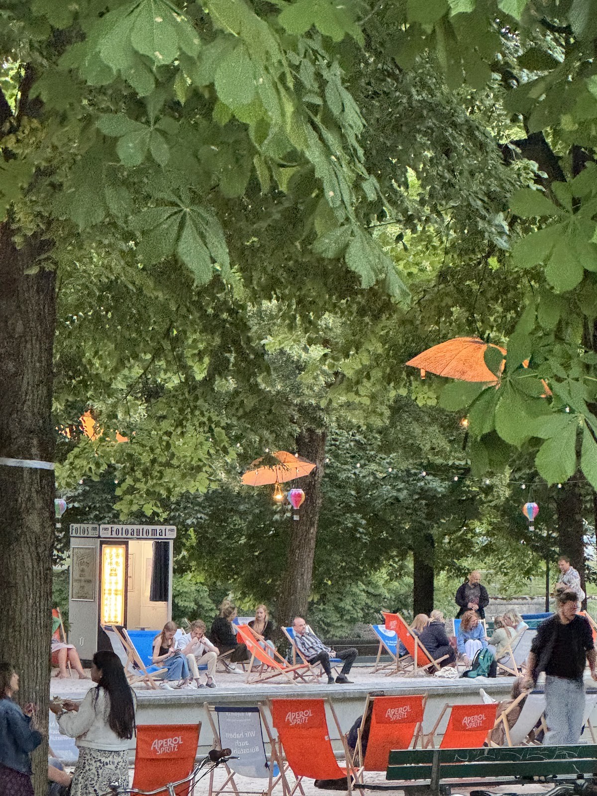 Biergarten am Muffatwerk: the place