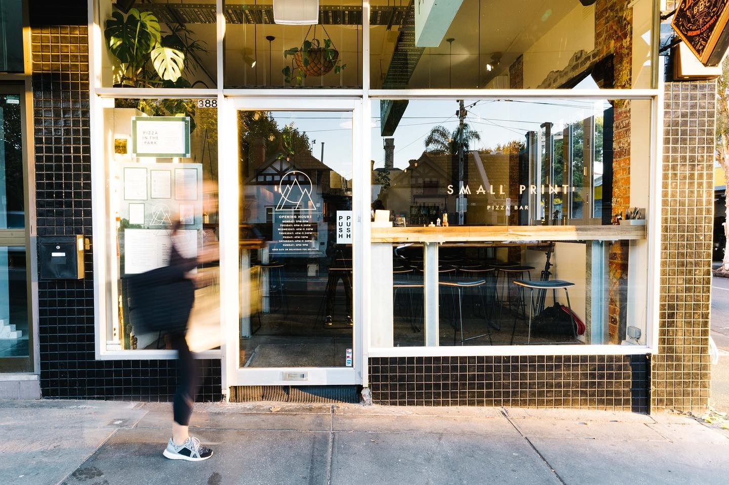 Small Print Pizza Bar: the place