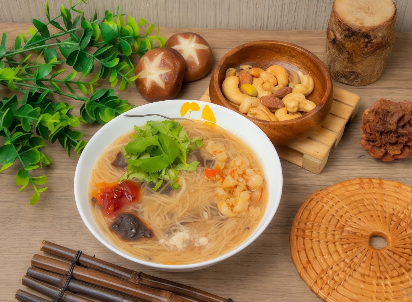Yingjunzi Vegan Vermicelli: food & drinks