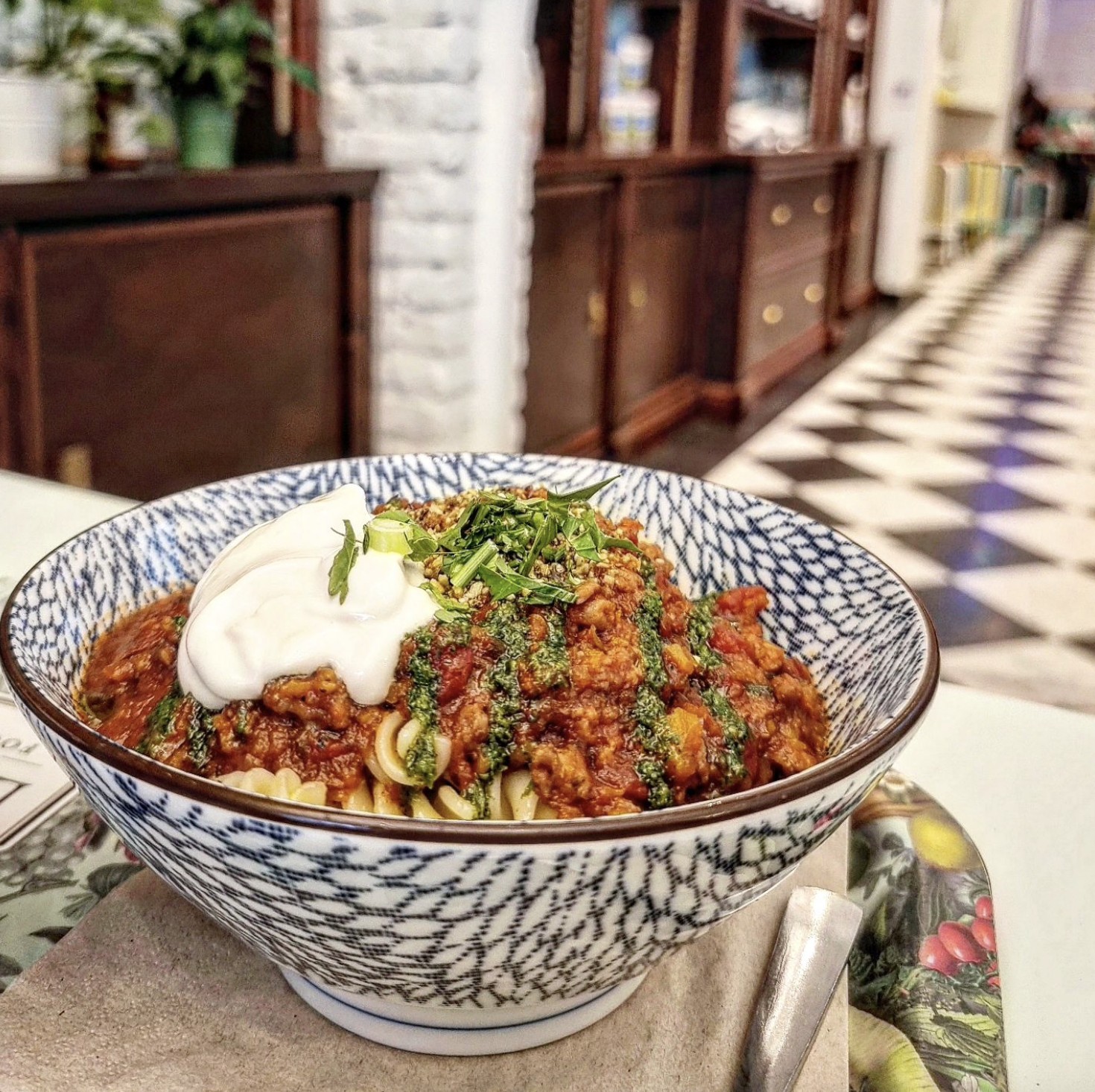 Le Botaniste: food & drinks