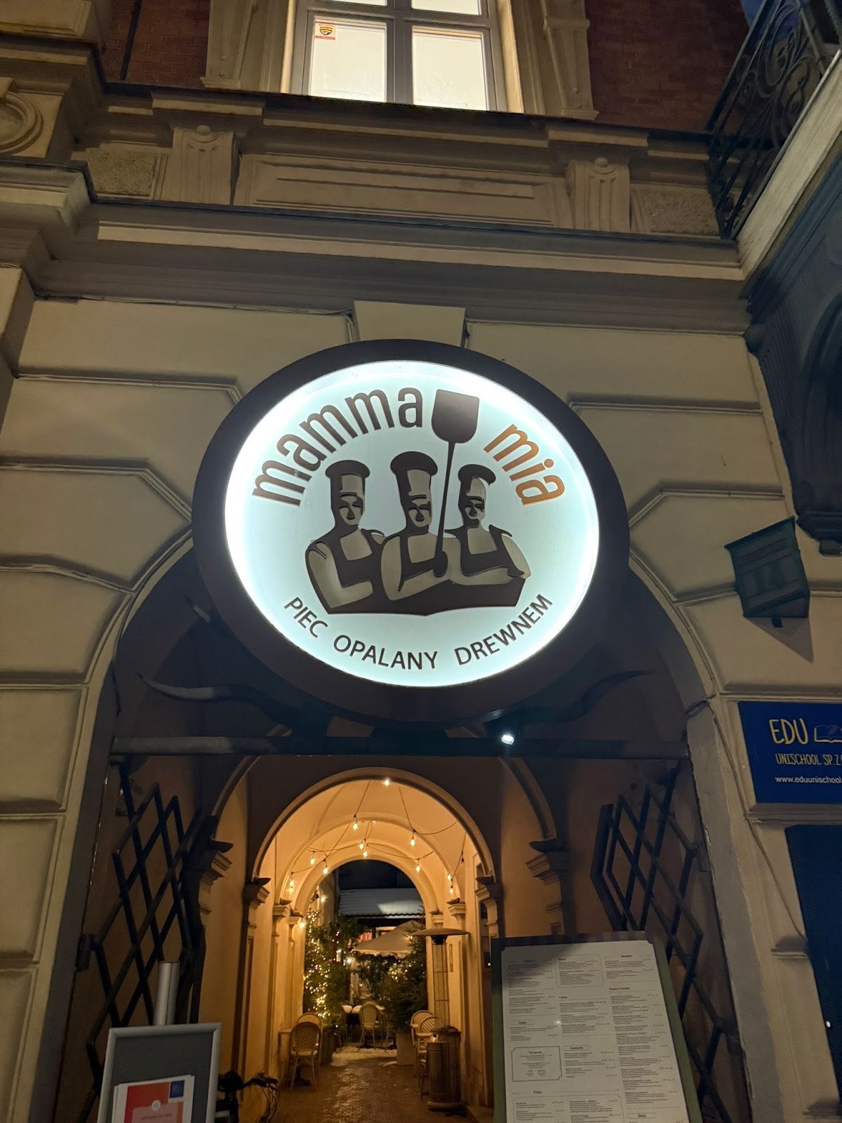 Trattoria Mamma Mia: the place