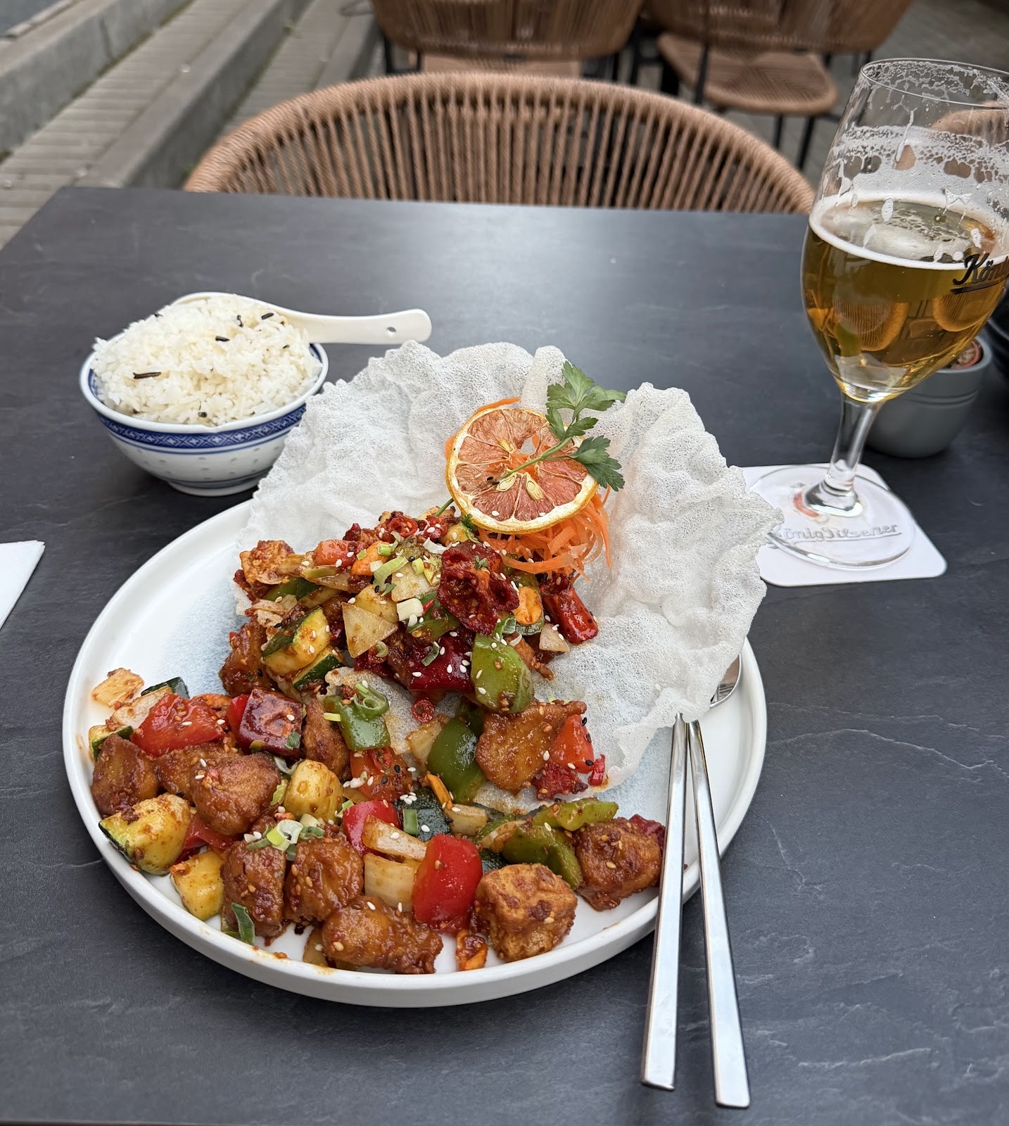The Butterfly Lovers: food & drinks