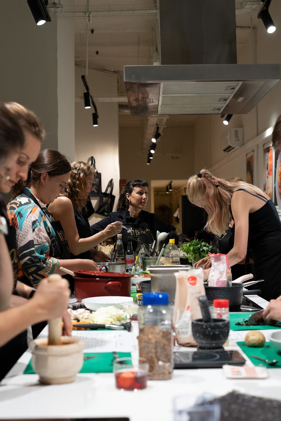 In Bloom cooking school: the place