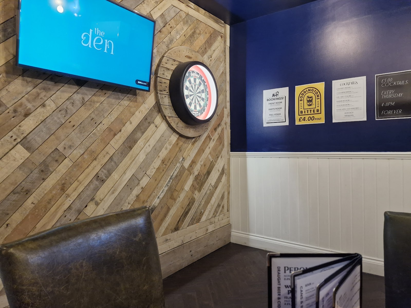 The Den: the place