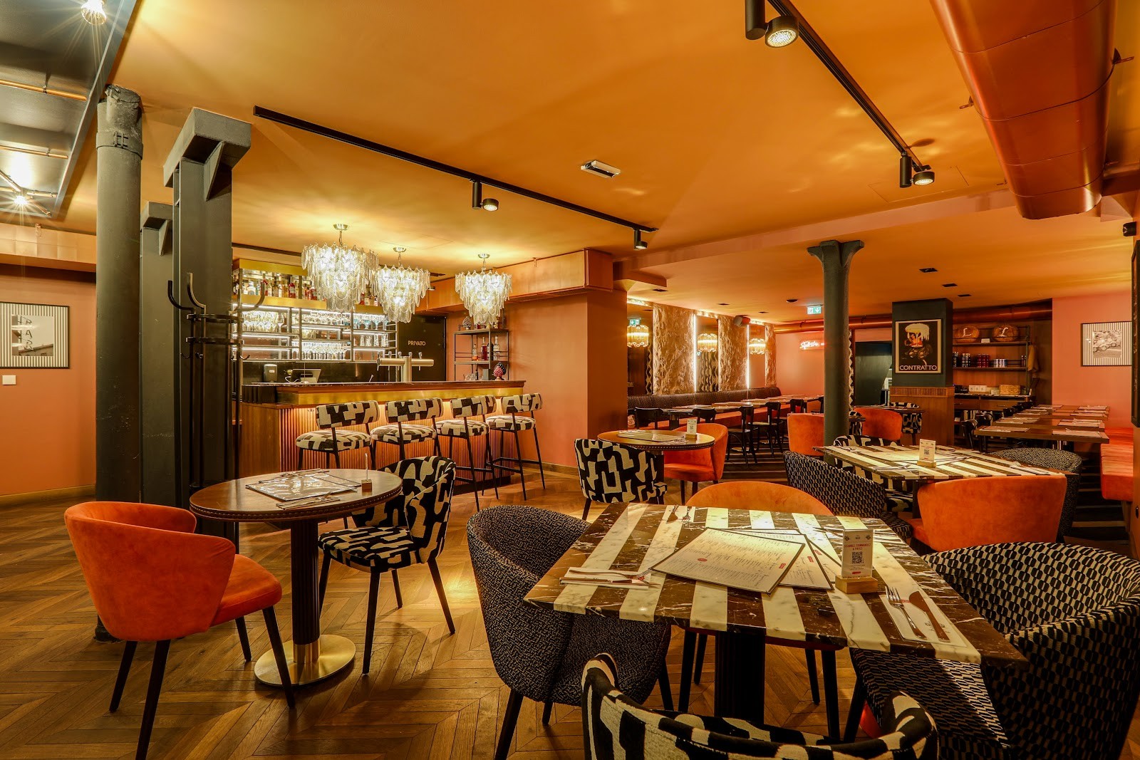 L'Osteria Paris Chatelet: the place