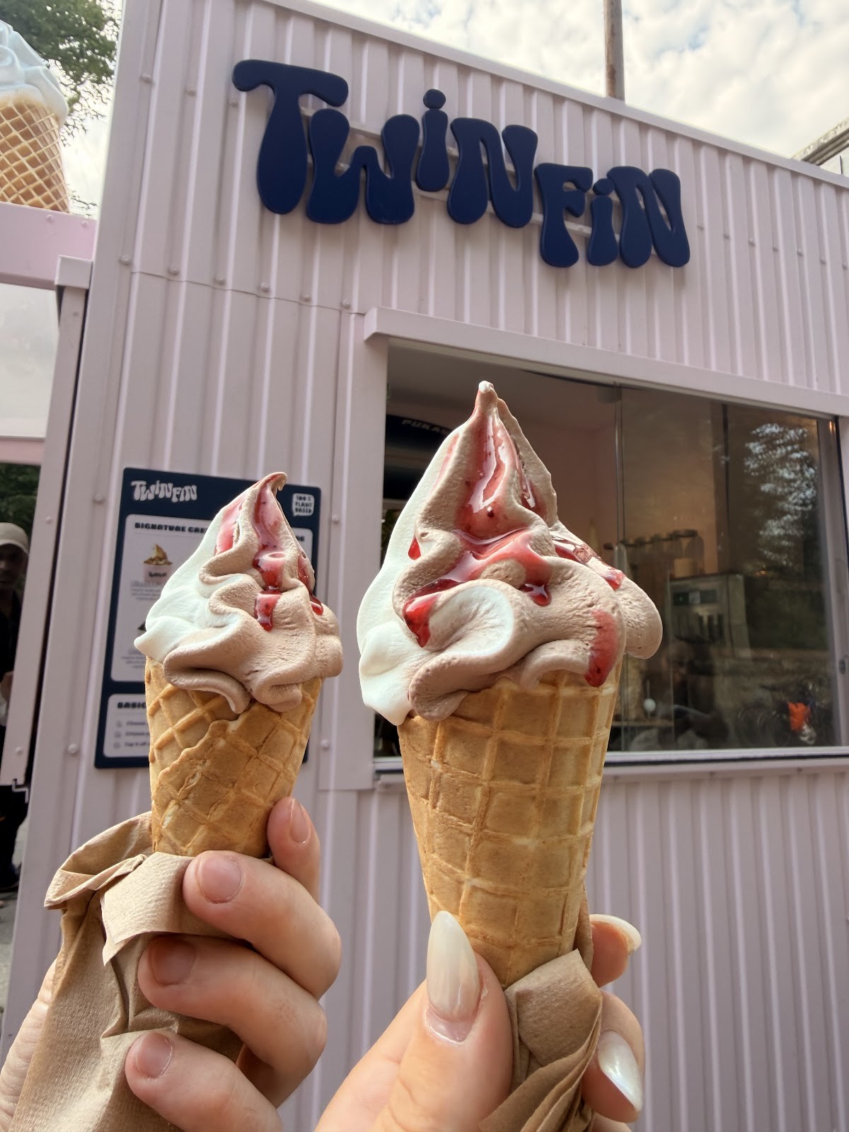 TwinFin Icecream: food & drinks