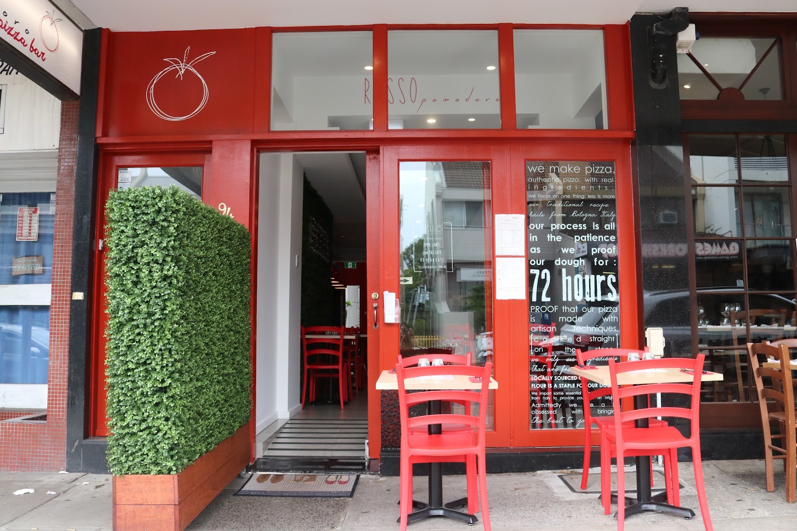Rosso Pomodoro Bondi Junction: the place