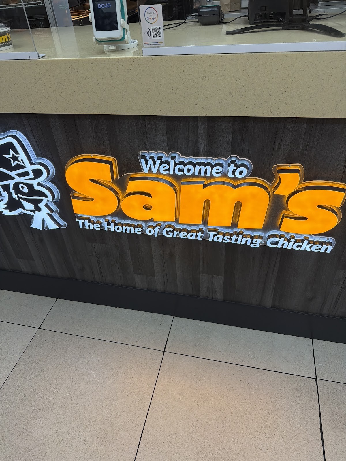 Sam's Chicken: the place