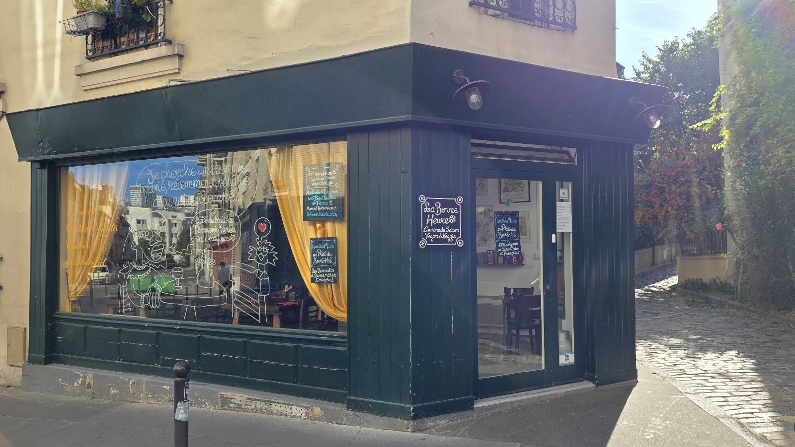 La Bonne Heure (vegan and veggie seasonal cuisine): the place