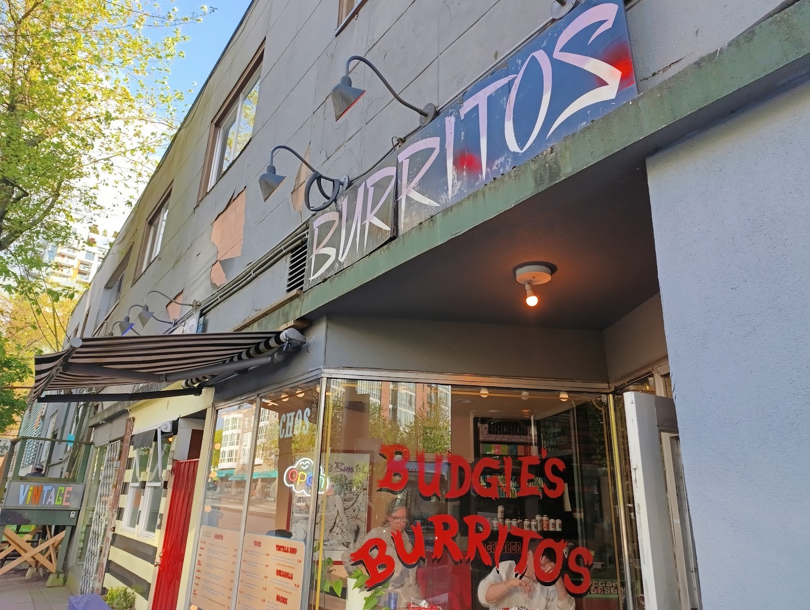 Budgies Burritos: the place