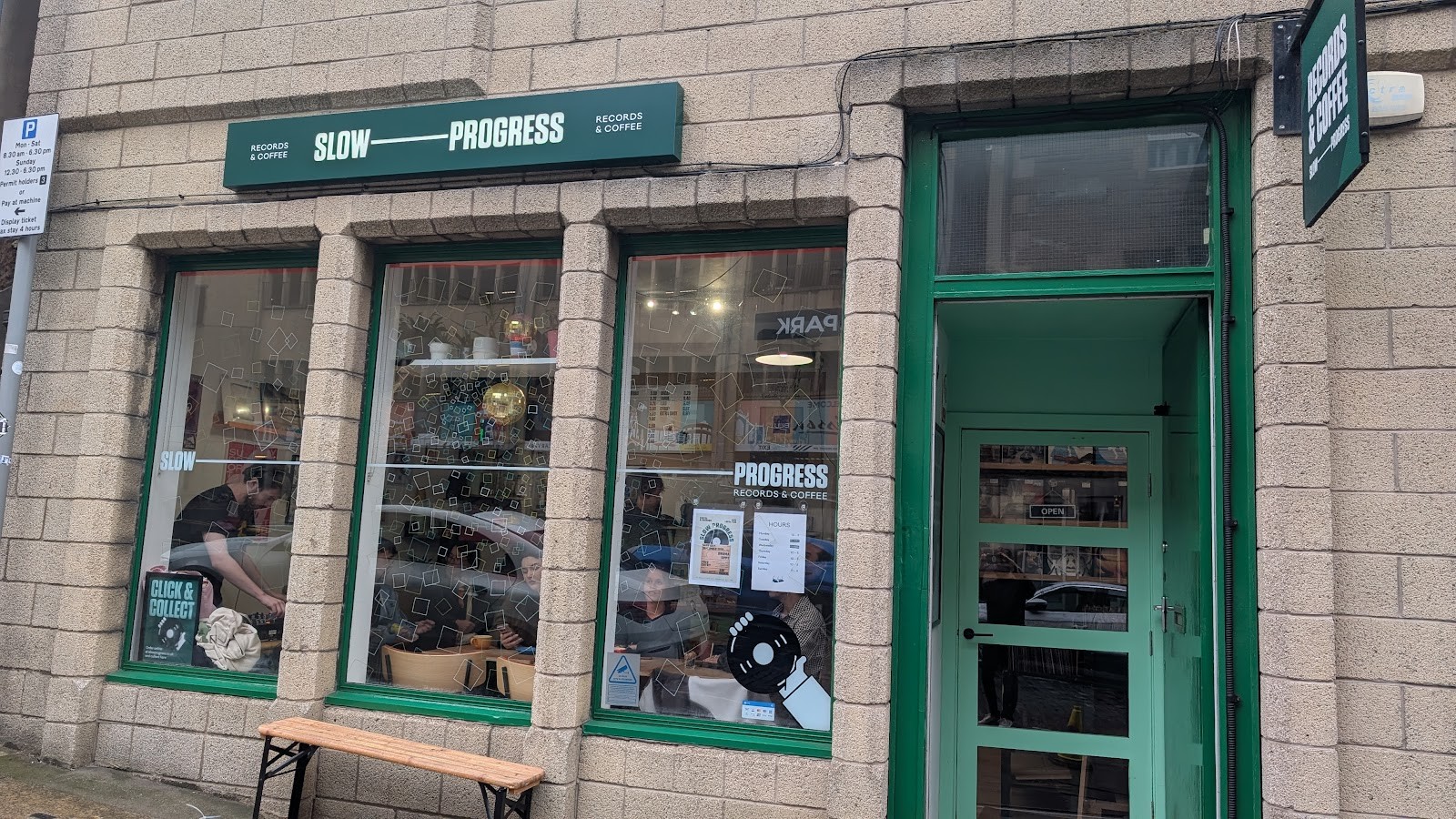 Slow Progress Records & Coffee: the place