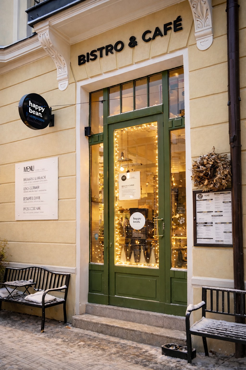 HAPPY BEAN bistro & café: the place