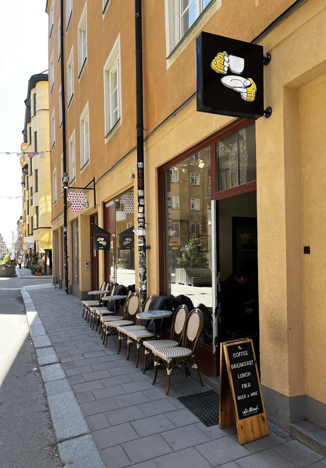Cykelcafé Le Mond: the place