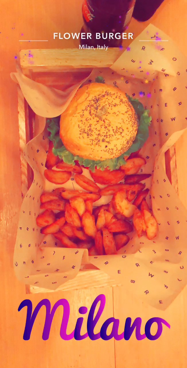 Flower Burger: food & drinks