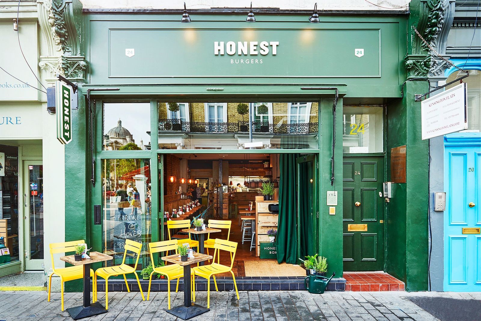 Honest Burgers South Kensington: the place