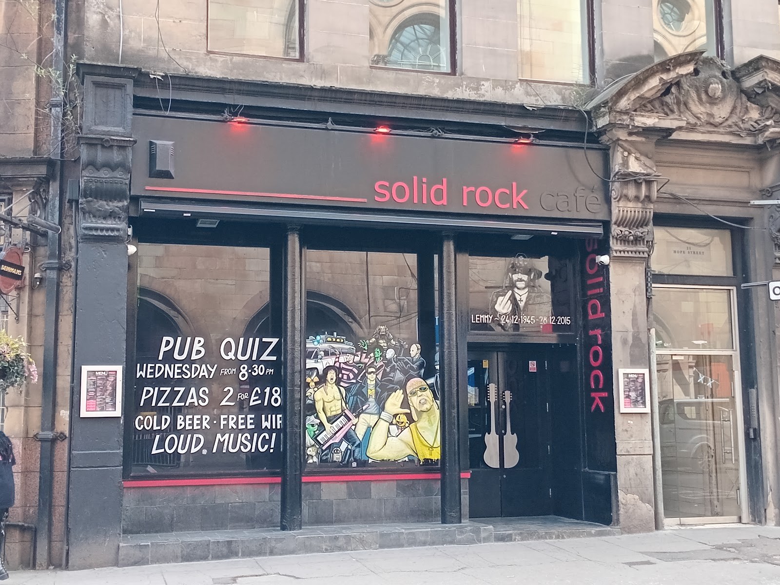 The Solid Rock Cafe: the place