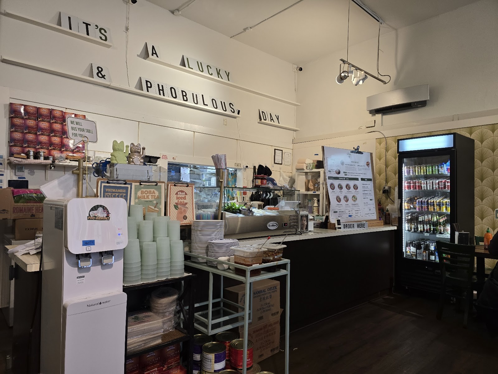 Lucky's Pho: the place
