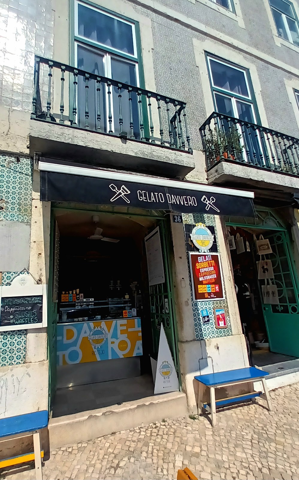 Gelato Davvero Rio Tejo: the place